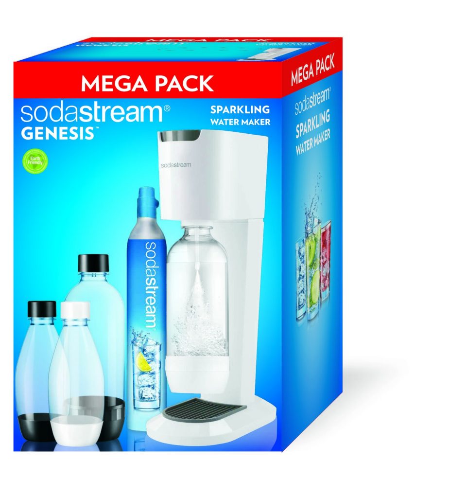 Sodastream Kolsyremaskin Genesis Megapack Vit